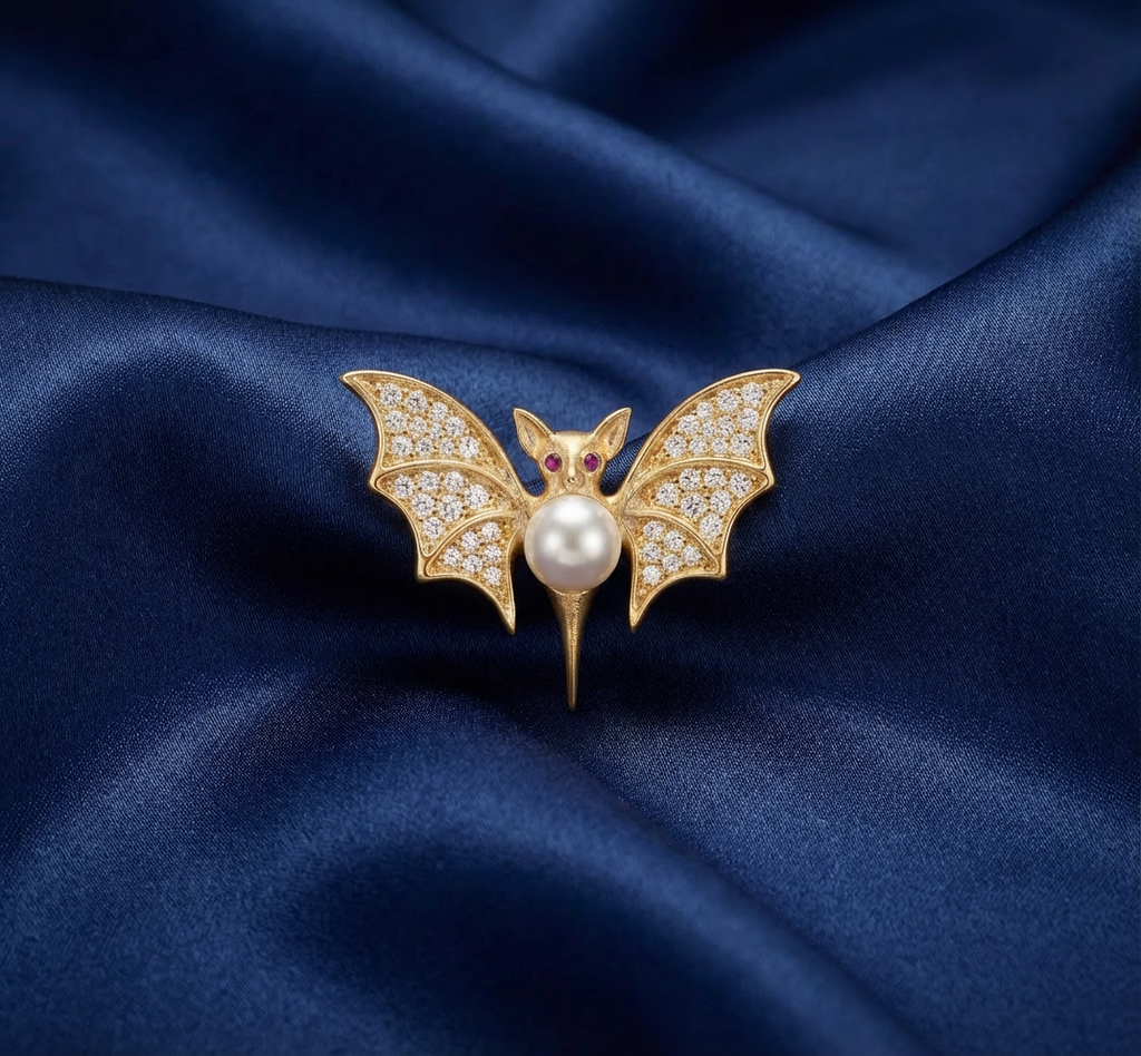 The Nocturnal Vogue Brooch